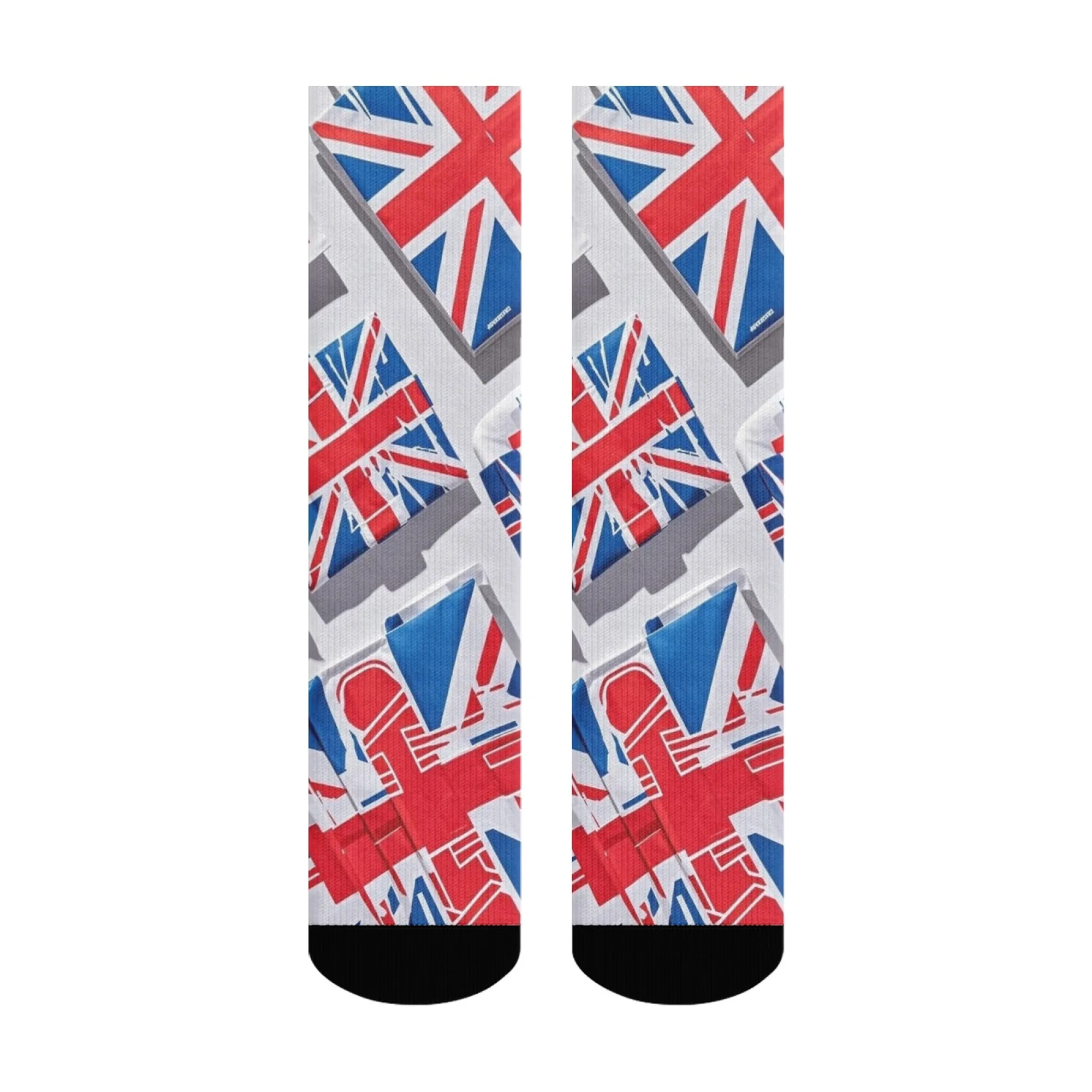 

Носки в патриотическом стиле! Современный Юнион Джек Twist для любителей Великобритании и США. Модный способ, чтобы показать облегчить, добавляет прохладный к повседневном образец