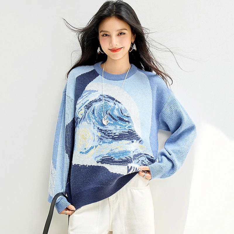 

New Kroean Style Fashion Casual Women's Sweater Autumn Winter Classic Warm Female Pullover Knitwear Sweatshirt Clothes SL237
