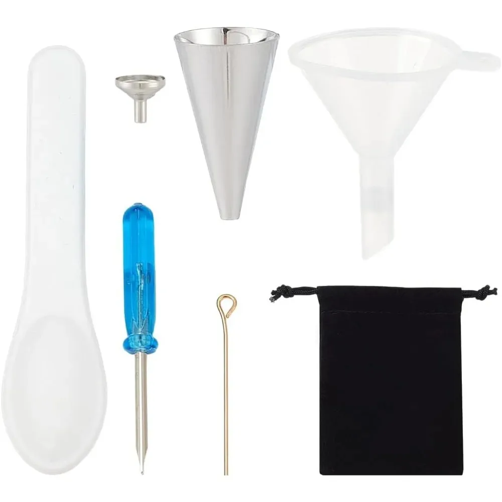 

Mini Funnel Set for Cremation Jewelry Filling Small Bottles Funnel Filler Kit Jewelry Ashes Fillers Funnel for Urn
