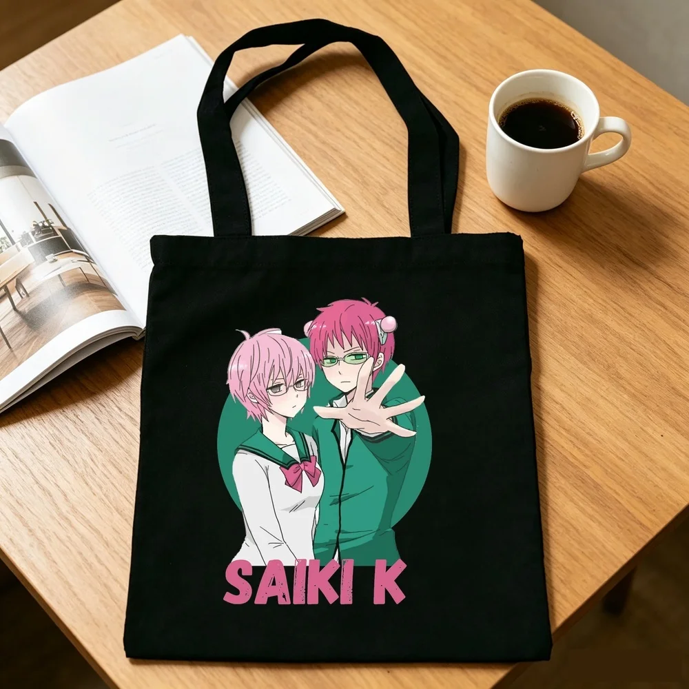 Saiki k tote bag shopper totebag torba na zakupy grocery foldable femme