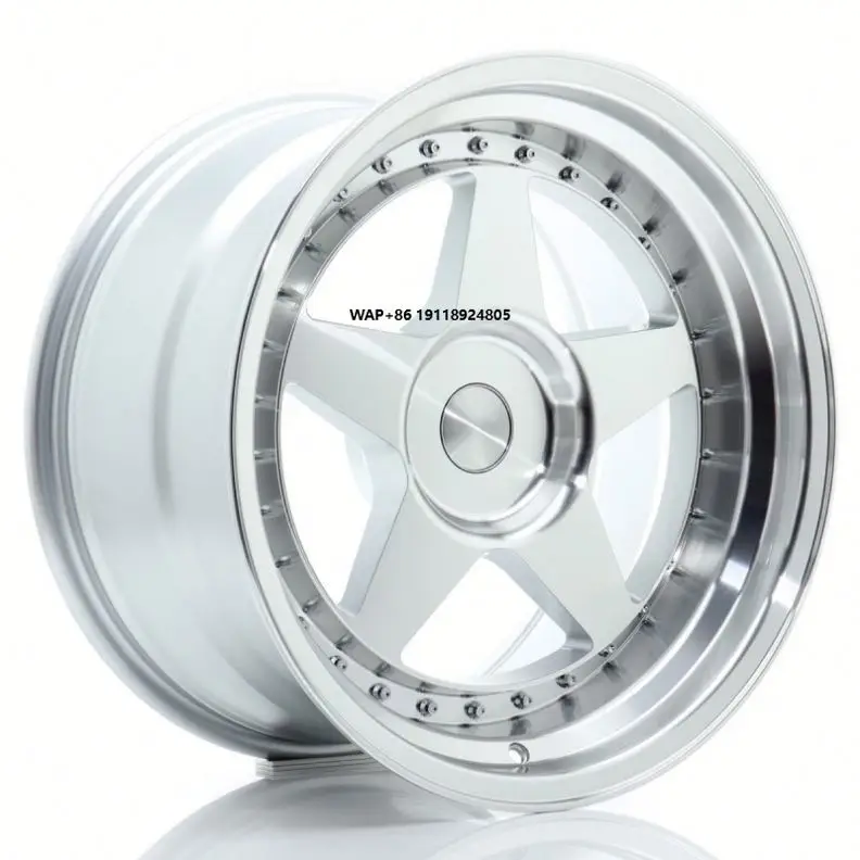 Deep Dish 17X8.5 Inch 4/5X100 Passenger Car Alloy Wheels Rims Fit for ALPINE GTA With Rivets