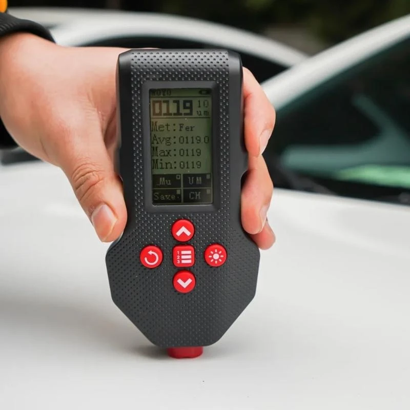 Auto Car Electroplate Metal Coating Thickness Gauge Paint Detector Meter Sensors