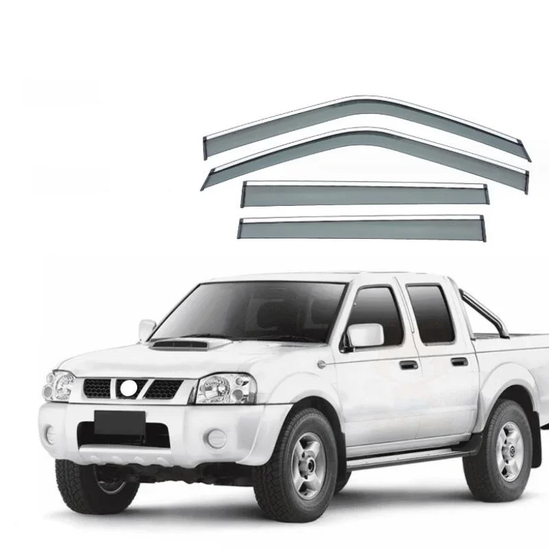 Weather Shield Car Rain Guard Side Window Deflector Visor Car Rain Visor For Nissan Navara 1997 1998 1999 2000 2001 2002 - 2024