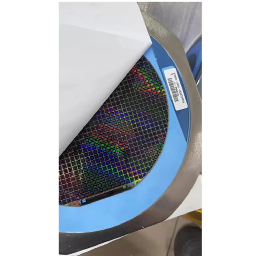 Silicon Wafer Semiconductor 8-Inch Blue Film With Iron Ring Wafer Silicon Wafer Is Very Beautiful And Suitable For Display