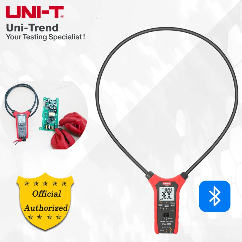UNI-T UT281E+ True RMS 10000A Flex Clamp; UT281F Bluetooth/Three-Phase Power/Surge Current /Data Storage