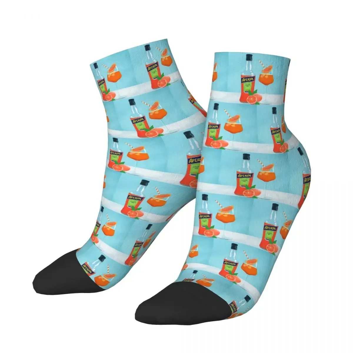 Aperol Spritz Socks Harajuku Super Soft Stockings All Season Socks Accessories for Man's Woman's Christmas Gifts