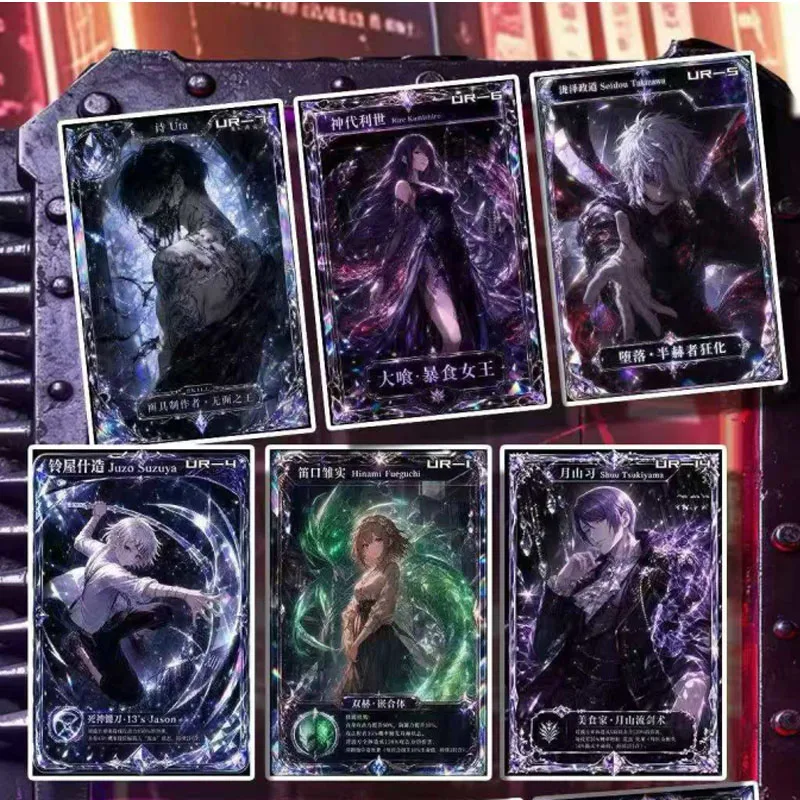 Tokyo Ghoul All Devour Acrylic Art Paper Collectible Cards 100 Packs Wholesale UV Print Anime Badge Crystal Stand Hand Drawn Fra