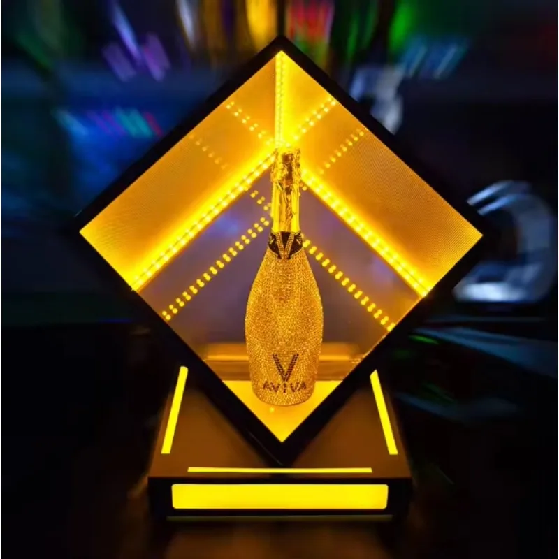 Premium Custom LED Liquor Display StandNightclub Bottle Presenter Acrylic Glorifier VIP Display LED For Light Stand Rack Service