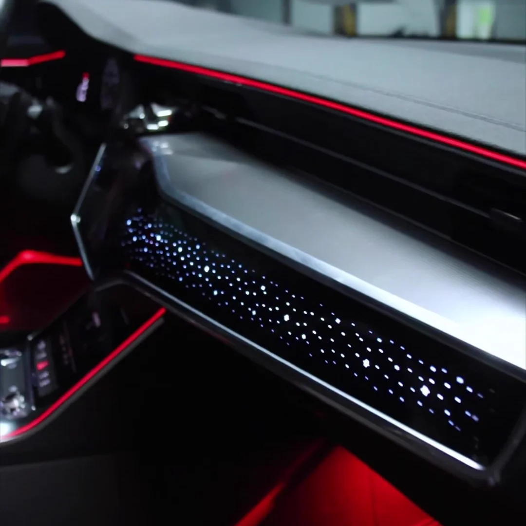 SJC 64 Color Car Ambient Light for Audi A7/C8/S7/RS7 2019-2025 Starry Sky Style Auto Accessories Interior Decoration Upgrade