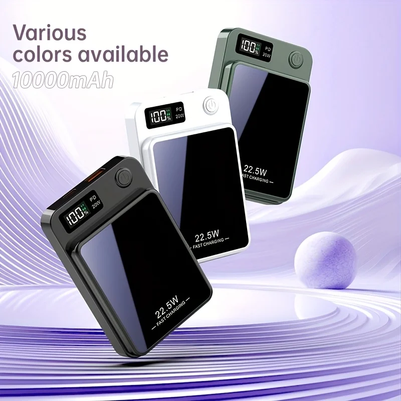 

Magnetic Wireless 50000mAh Power Bank with 22.5W Ultra-Large Capacity Super-Fast Charging for iPhone 14 15 16 17 Samsung Xiaomi