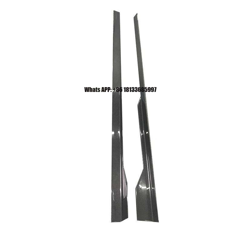 Factory Price Carbon Fiber Auto Side Skirt Extension Lip Car Side Skirt for Supra A90 MK5