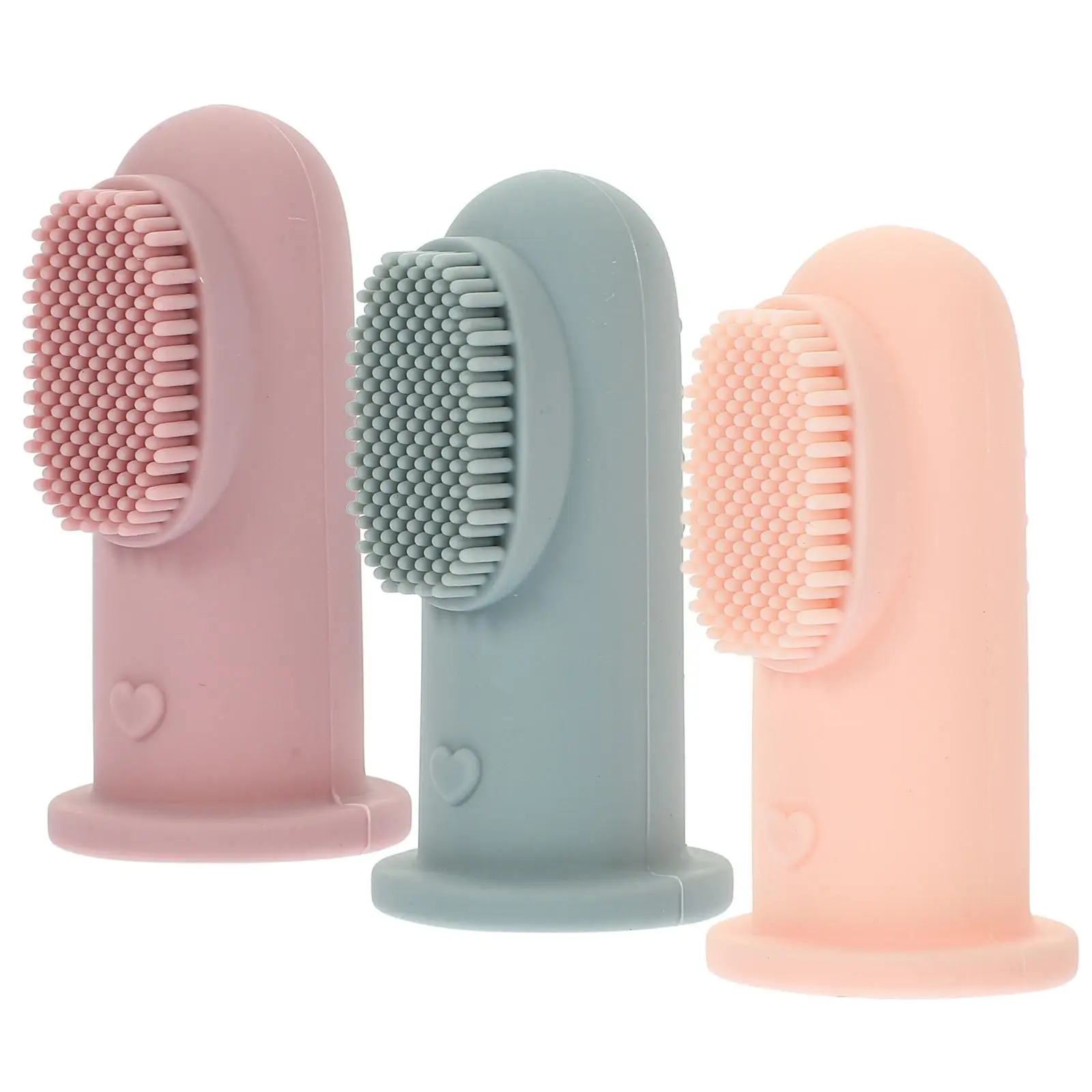 3 Pcs Newborn Oral Cleaner Children's Toothbrush Toothbrushes Baby Silicone Infant