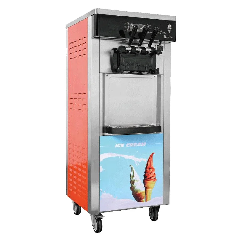 

Ice Cream Making Machine Automatic Commercial Soft Serve Ice Cream Maker Machine For Coffee Food Shop Business