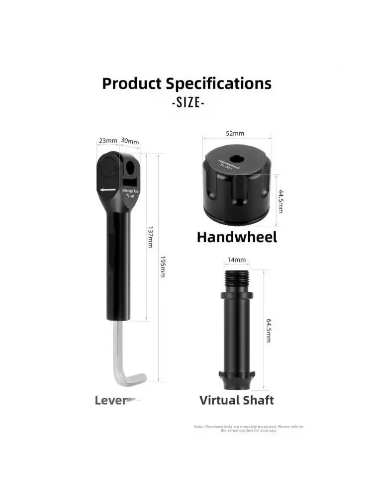AliExpress TOOPRE Black Crank Bolt Removal Tool Lightweight Bicycle Maintenance Tool Stainless Steel Construction Aluminum Alloy Handwheel