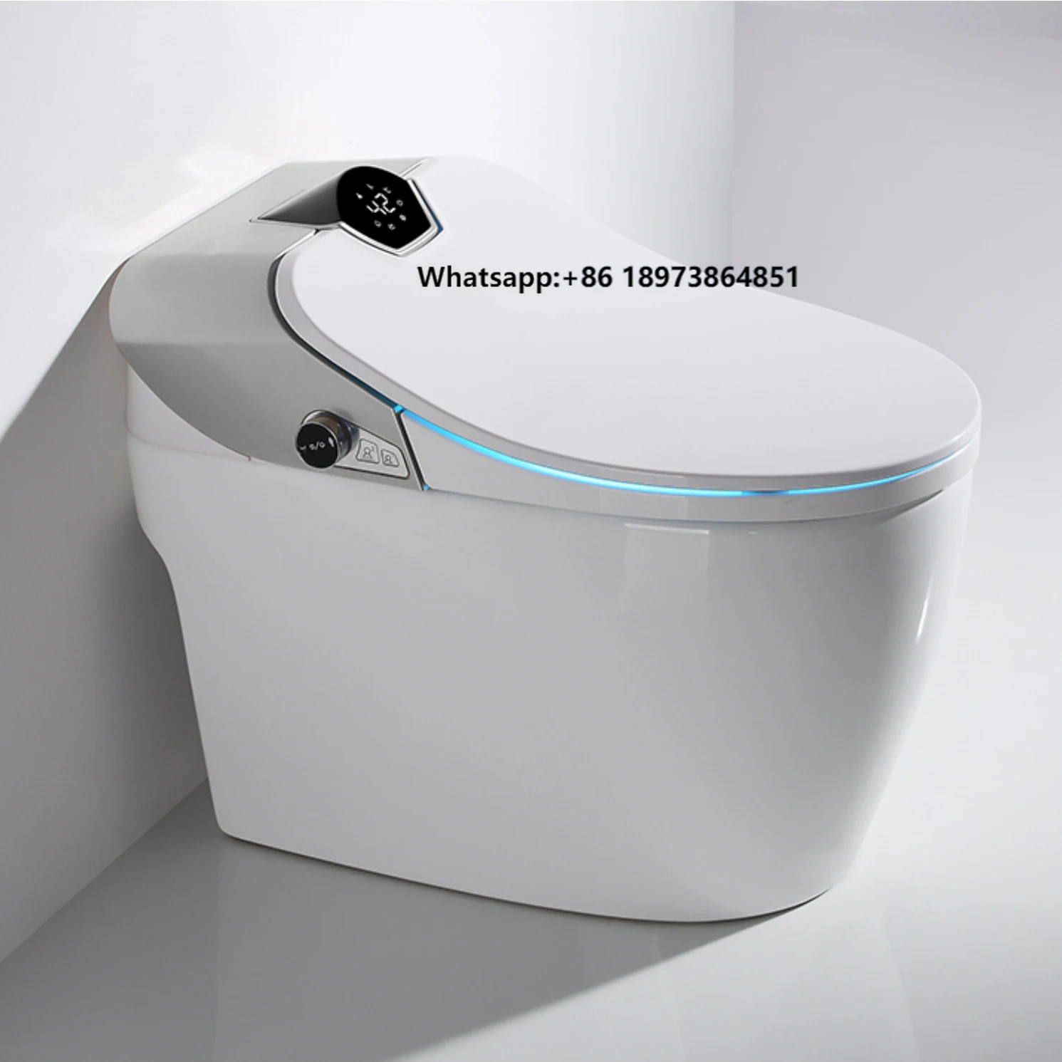 

2025 New Modern Bathroom Electric Bidet Toilet Bowl Automatic Intelligent Smart Toilet