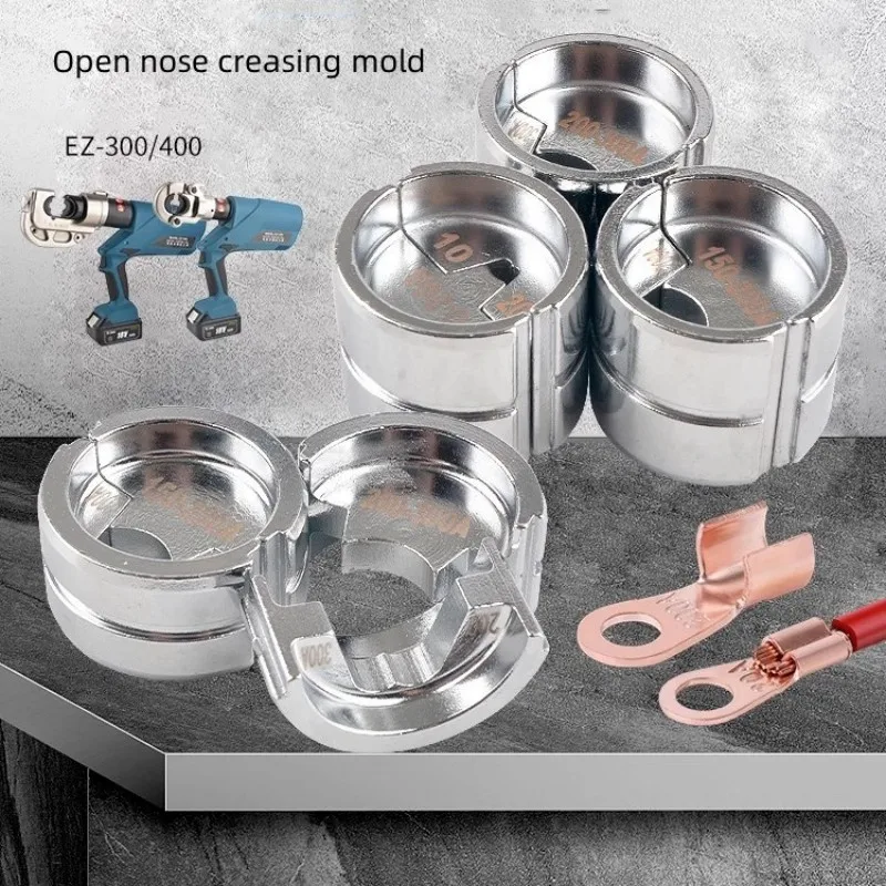 Mold Die 300/400 Electric Hydraulic Pliers Rechargeable Wire Crimping Cold-Pressed Copper Aluminum Terminal Open Nose Molds