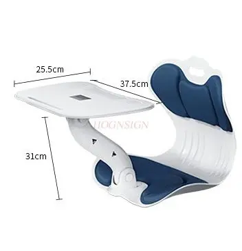 1set Sitting posture corrector with light, chair with adjustable reading stand, anti hunchback, lowered head, study desk