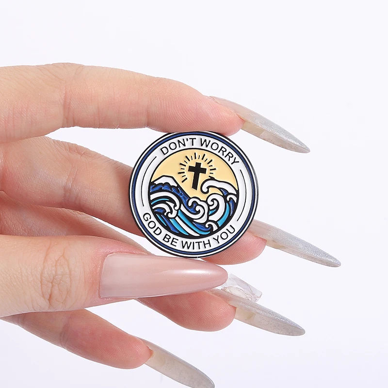 اسأل الله الثقة الله شكرا الله المينا دبابيس الصلاة عبر الأرض دبابيس التلبيب شارات الإيمان الكتاب المقدس مجوهرات هدية للأطفال الأصدقاء #3