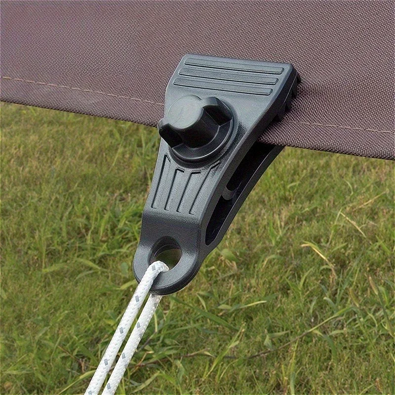 

10pcs Tarp Clips Heavy Duty Lock Grip Clamps Pool Cover Tent Fasteners Holder Windproof For Canopy Awnings Outdoor Camping