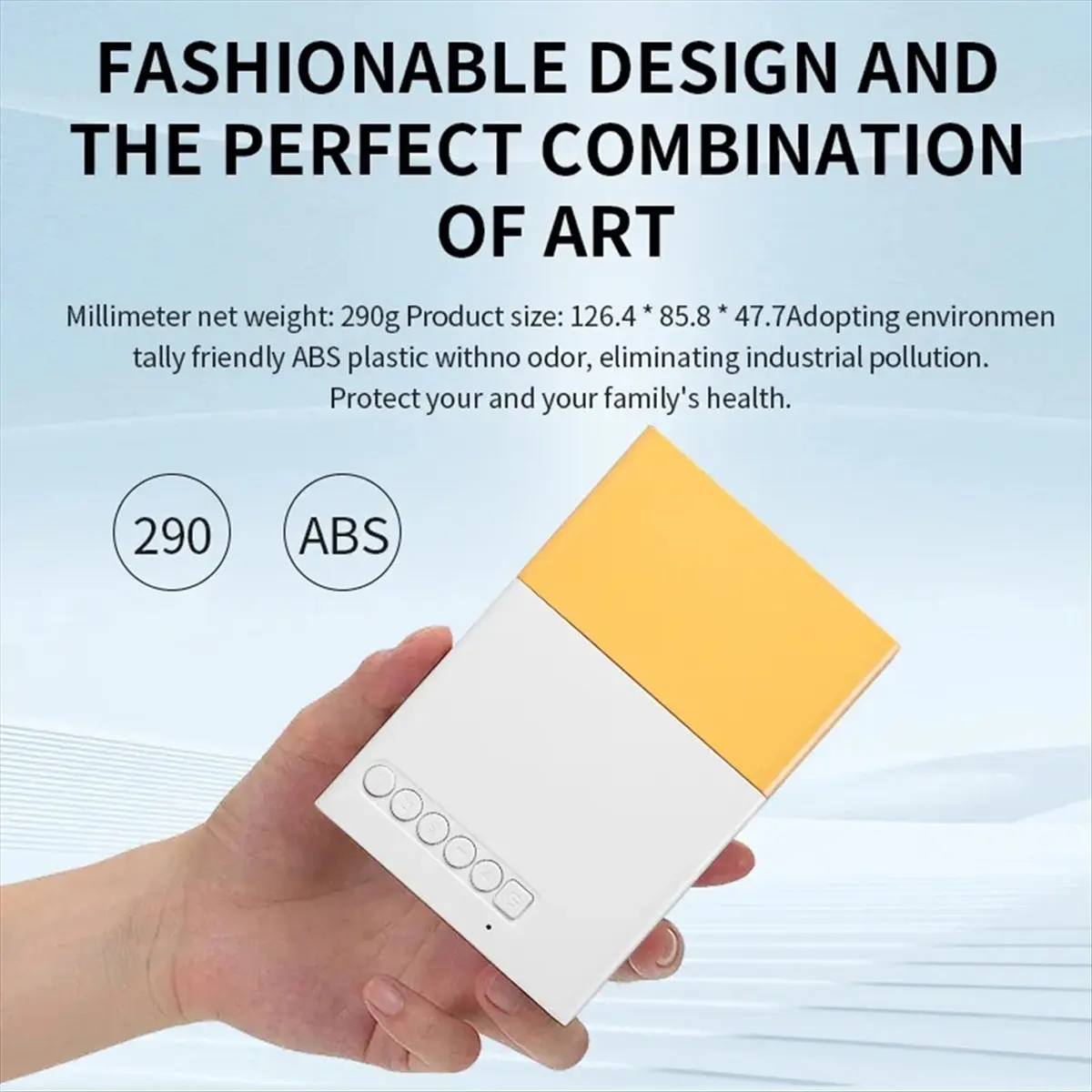 جهاز عرض صغير محمول مع دعم Full HD 1080P - يتضمن جهاز تحكم عن بعد، يعمل بمنفذ USB، مثالي للهواتف الذكية