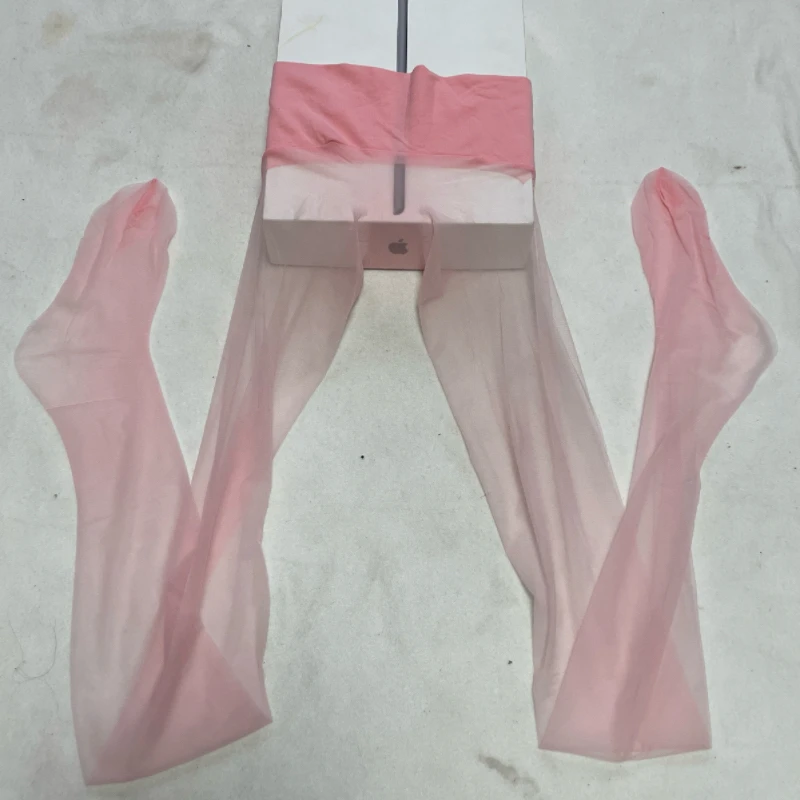 

Ultra-Thin Extended Length Men's Stoings Candy Color Sl Deep Crotch Invisible Full Transparent JJ Suit No Need to Tak...