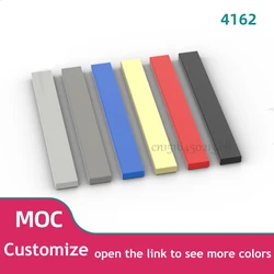 300pcs DIY Smooth Flat Tile 1x8 Building Blocks 4162 Assembles Particles Figure Bricks Educational Toys Compatible All Brand