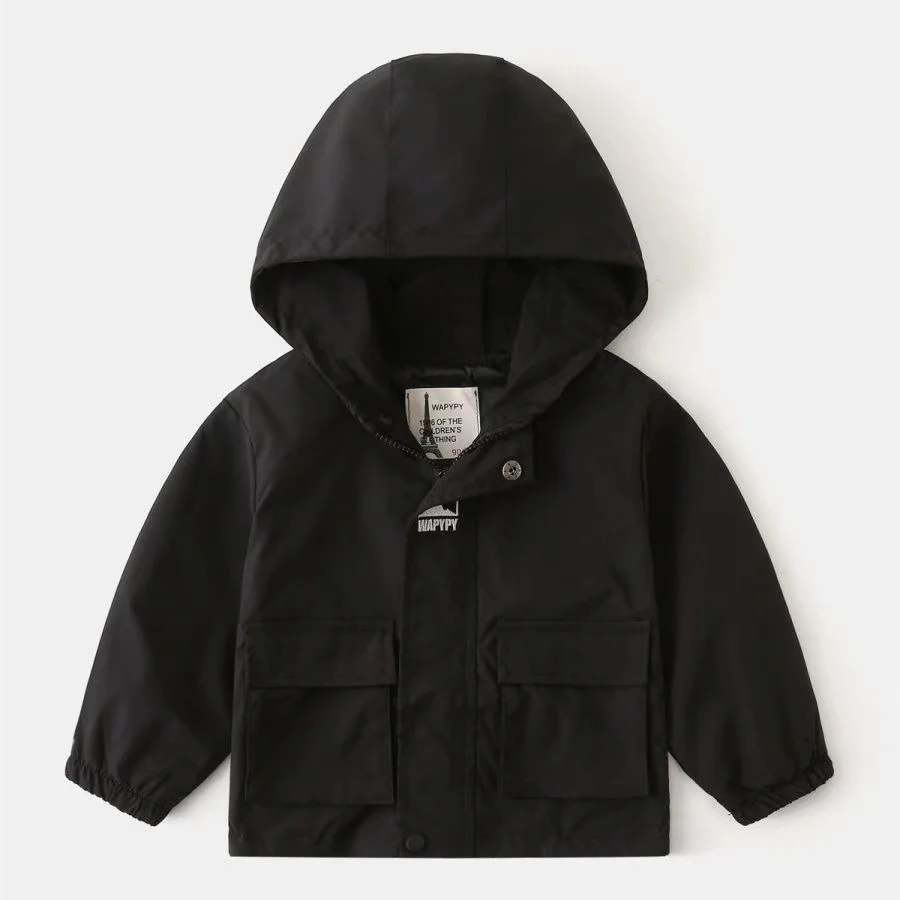 

2-9Y Boys' Spring and Autumn Stormtrooper Hoodie Baby Top Children's Zipper Jacket