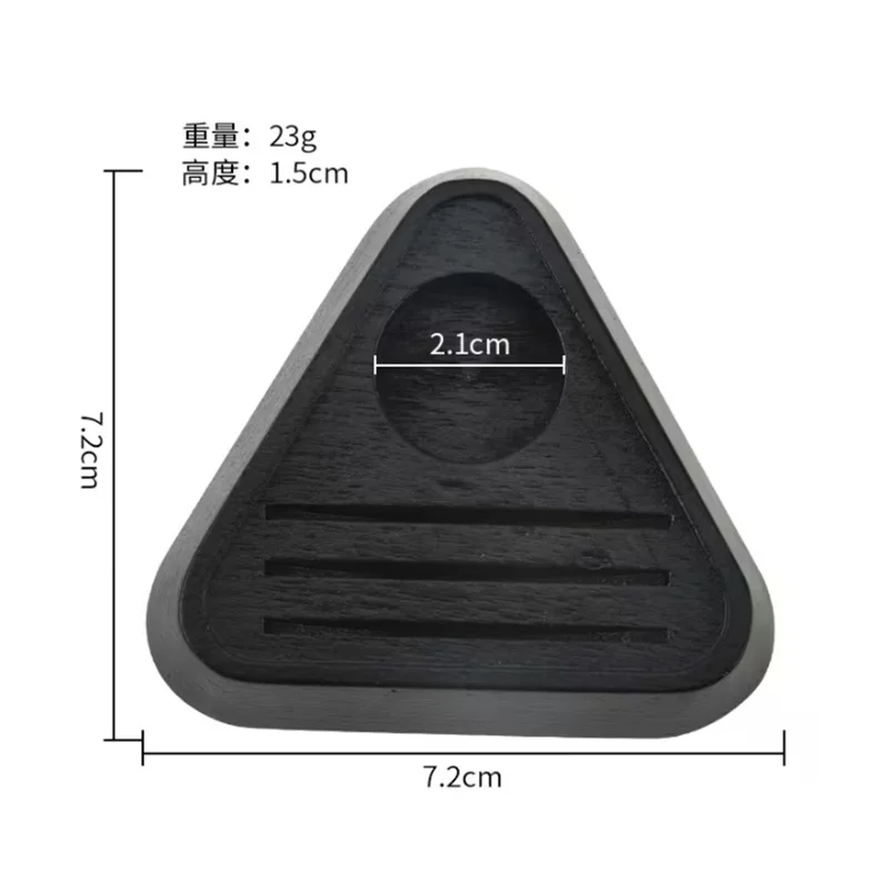 Wooden Coffee Puck Screen Storage Base 51/53/58MM Portafilter Espresso Universal Storage Rack Triangular Coffee Filter Stand