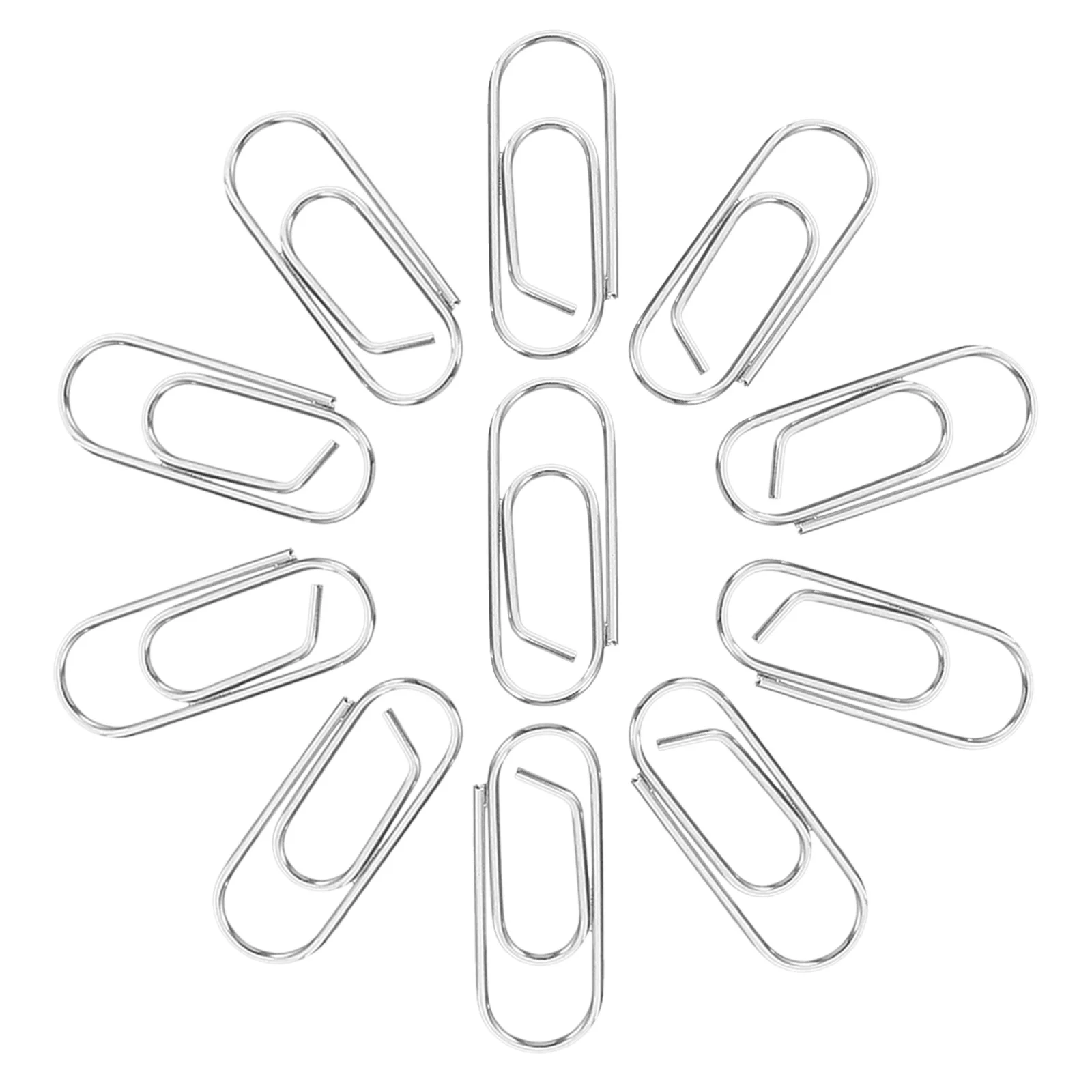 

200Pcs Metal Mini Paper Clips Small Size Efficient Document Sorting Office Paperclip Clamps for Notes Filing Organization