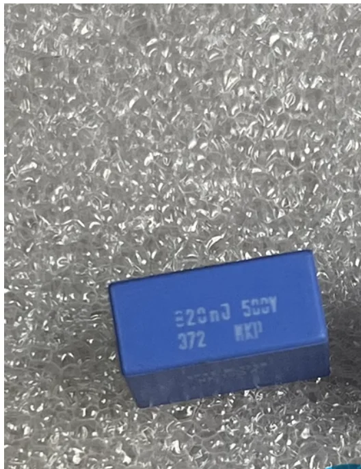 10PCS 820n J 500V 372 MKP MKP372 0.82UF 820NF 500V 824 P=15MM 17x14x8mm  FILM CAPACITOR