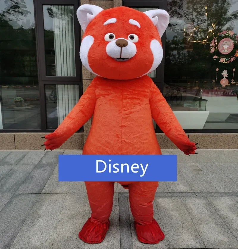 Cosplay Disney Cartoon character Pixar Turning Red Bear Mascot Costume Advertising Costume Fancy Dress Party Animal carnival