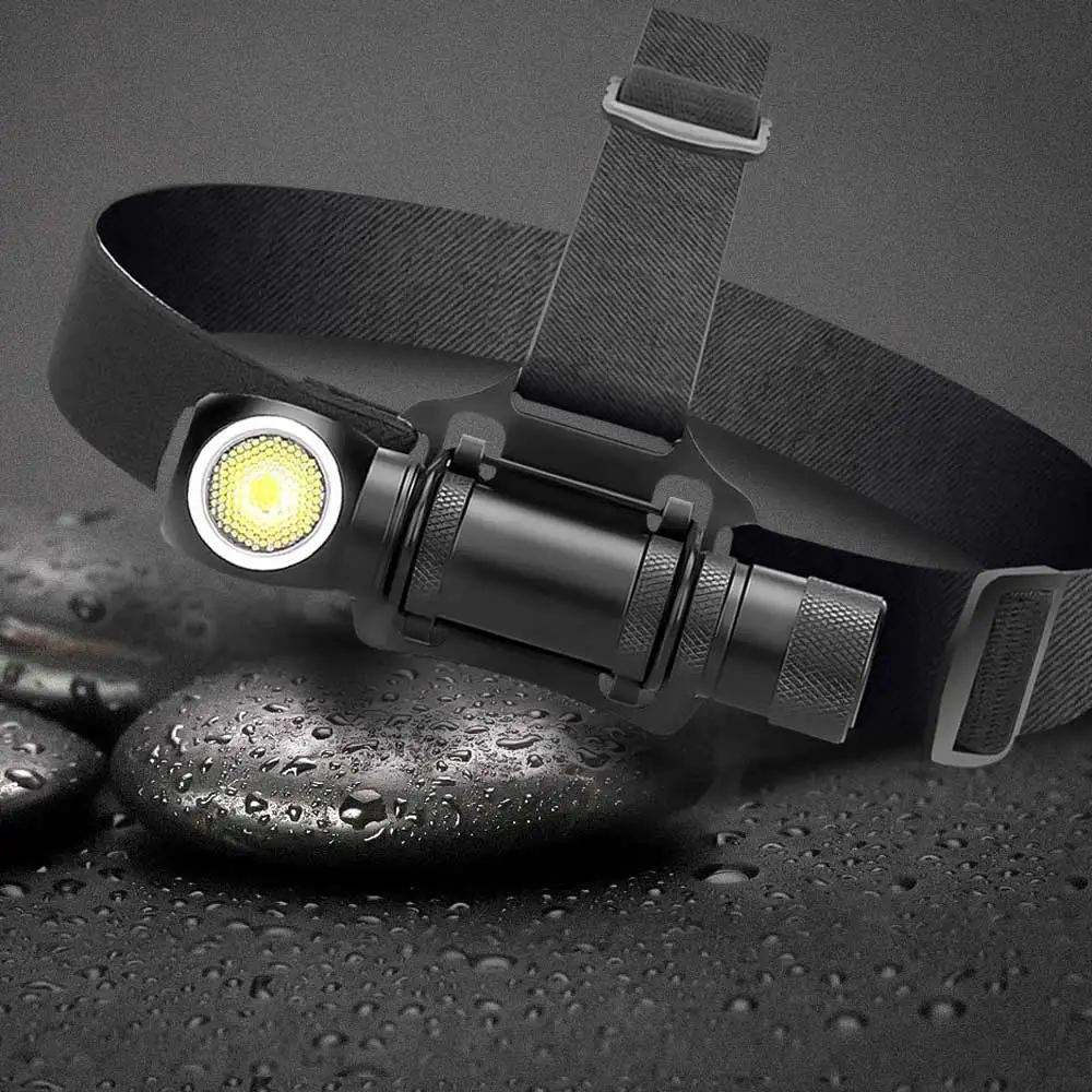 Camping Headlamp LED Head Torch Flashlight Fishing Headlight USB Magnetic attraction rechargeable Built-in 18650 battery Lantern