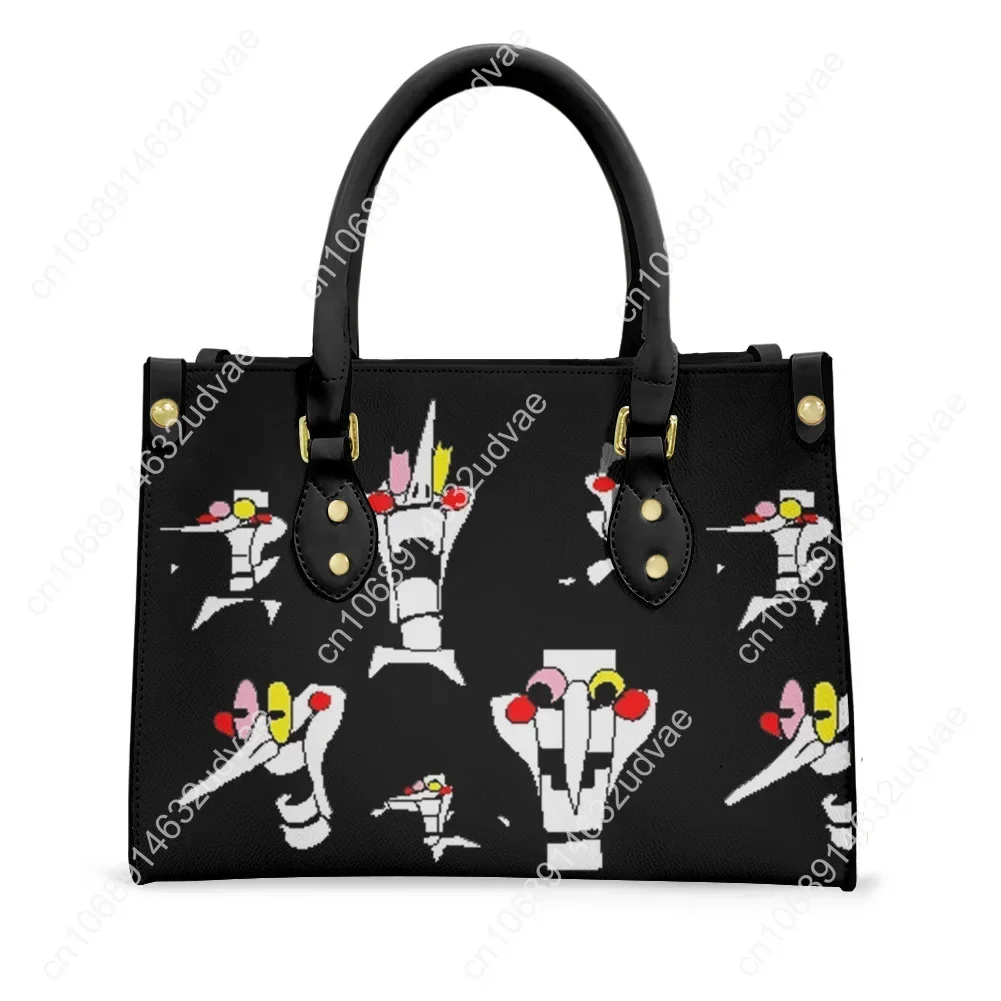 Deltarune Spamton Undertale Purse Mens Womens New Shoulder Crossbody Bag Personalized Handbag Business Leather Tote Bag Gift