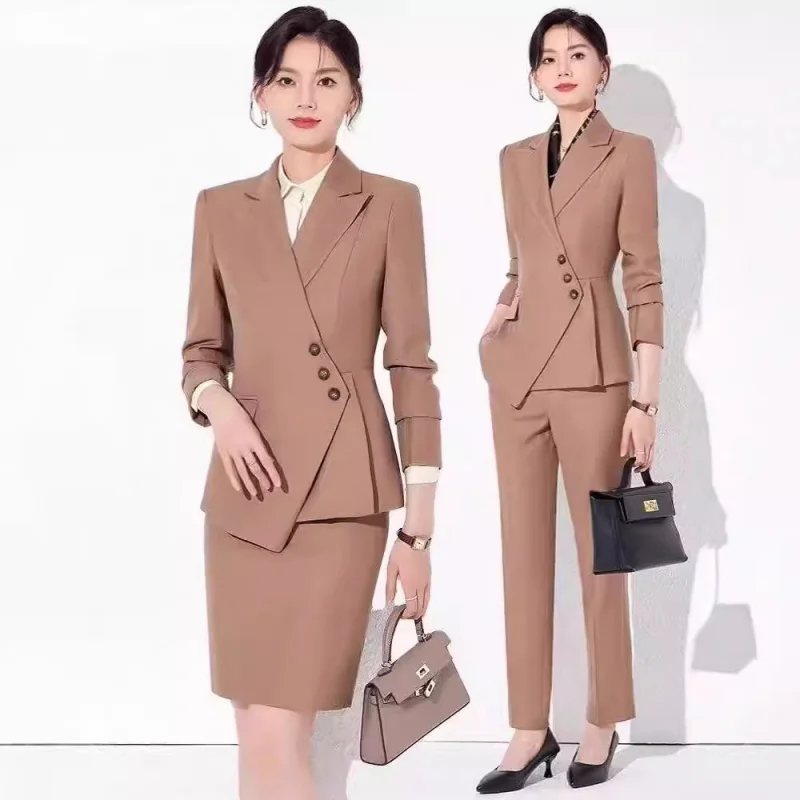 High-End Business Suit Women's Autumn New Jewelry Store Beauty Salon Workwear Front Desk Manager Commuters' Workwear