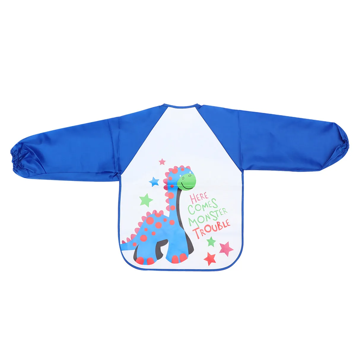 

Long Sleeve Eating Bib for Children Waterproof Kids Painting Apron Washable Drawing Smock Suit Craft Activity Protective Wear