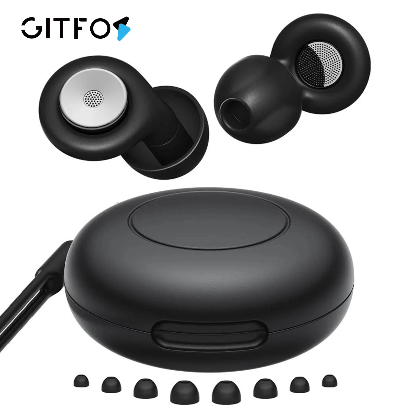 

GITFOS Ear Plugs for Sleeping Noise Cancelling Reusable Silicone Earplugs Soft Comfort Hearing Protection for Concerts Travel