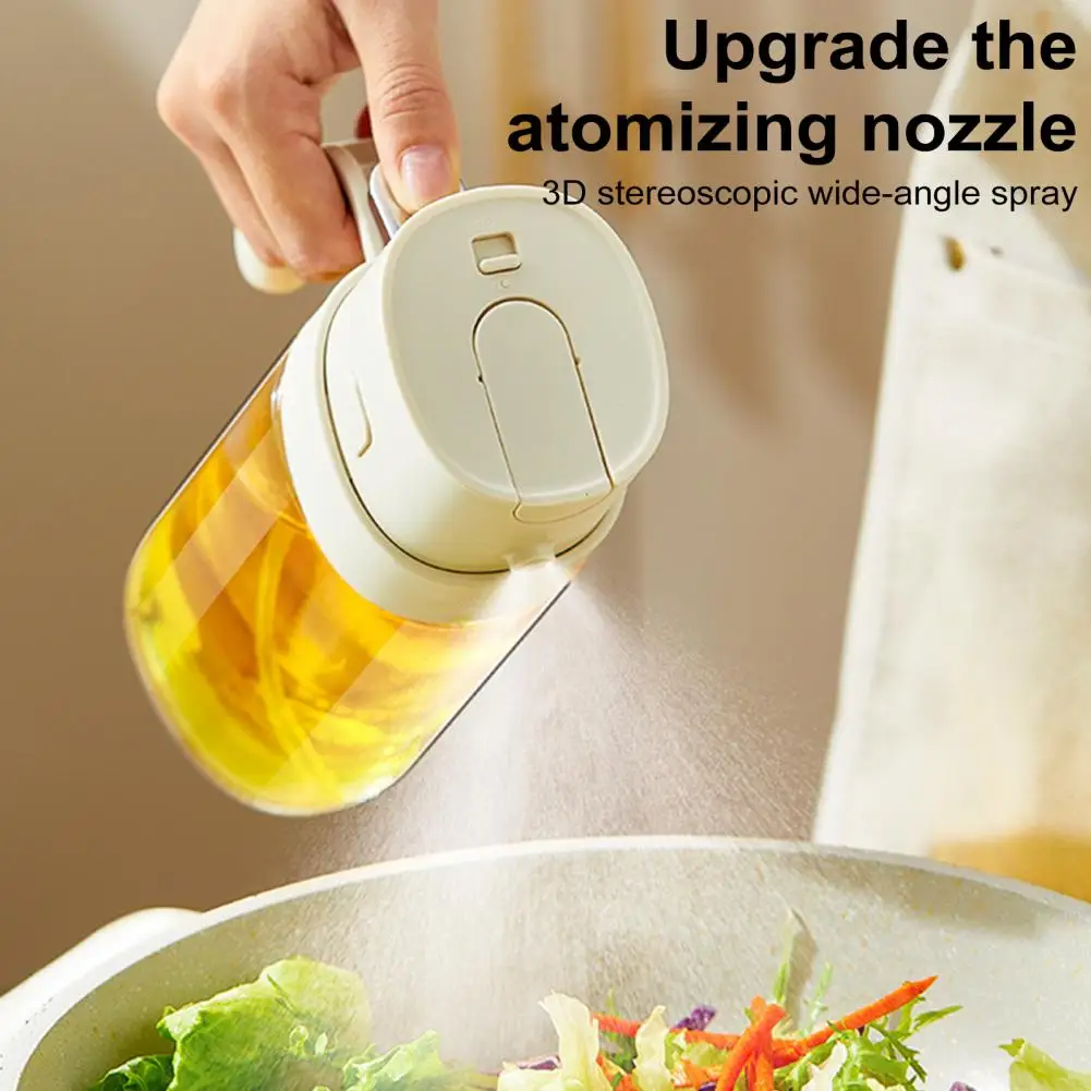 Lid Cooking Oil Dispenser Oil Dispenser with Lockout Switch Versatile 550ml Oil Sprayer Bottle for Kitchen for Easy for Barbecue