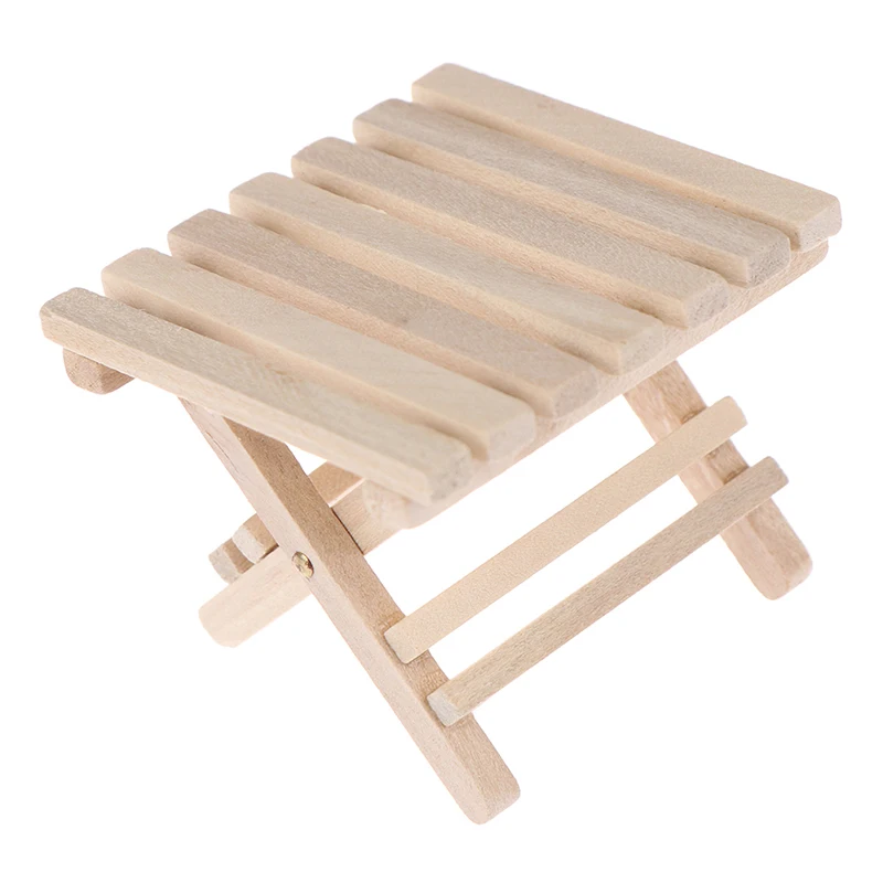 1:12 Dollhouse miniature furniture beach folding table for kids toys