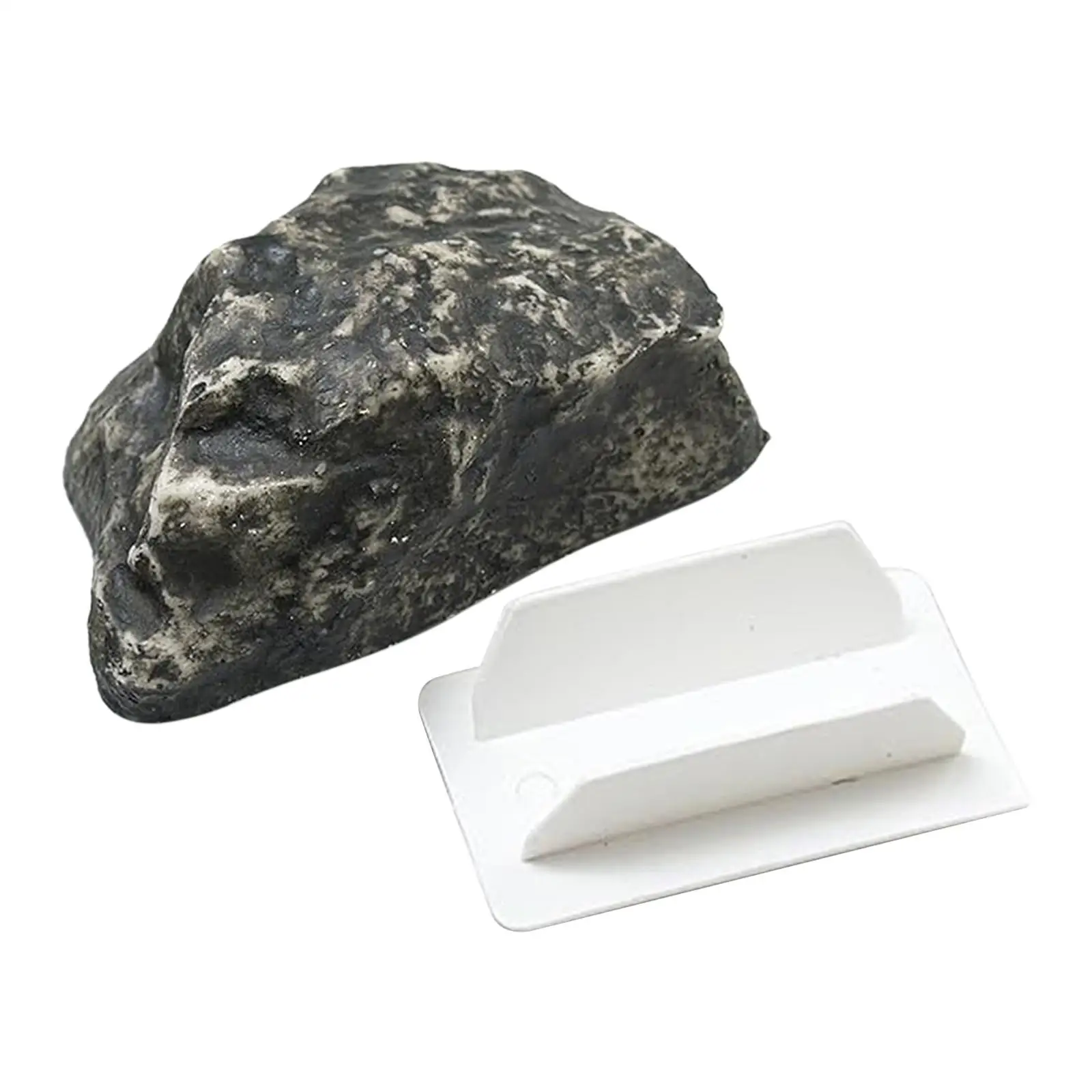 Key Fake Rock Spare Key Storage Box Holder Windproof Decorative Weatherproof Ornament Faux Stone Key Hider for Outside