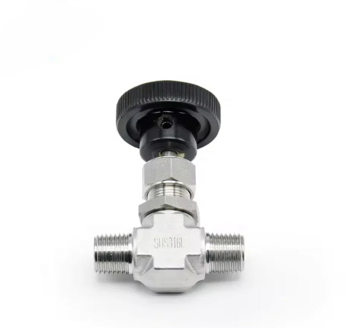 Integral Bonnet Needle Valve Inlet Outlet 1/8