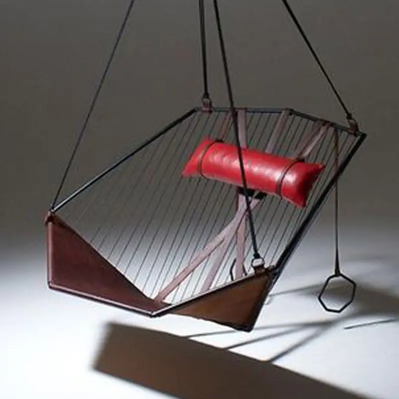 Home simple modern round swing chair, artistic personality  balcony bedroom rest practical suspension chair