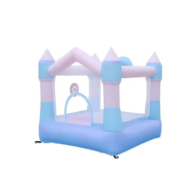 Outdoor Inflatable White Wedding Castle Air Tent Castle Kids Fun Games Trampoline Birthday Party Castle