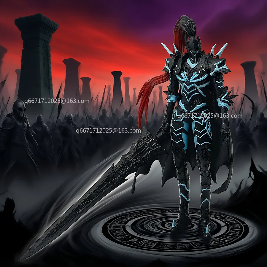 21 cm/8.27 pouces Solo nivellement Anime Figure Sung Jinwoo Figurine Knightmaster Yeglit Figurine PVC adulte Collection modèle jouet