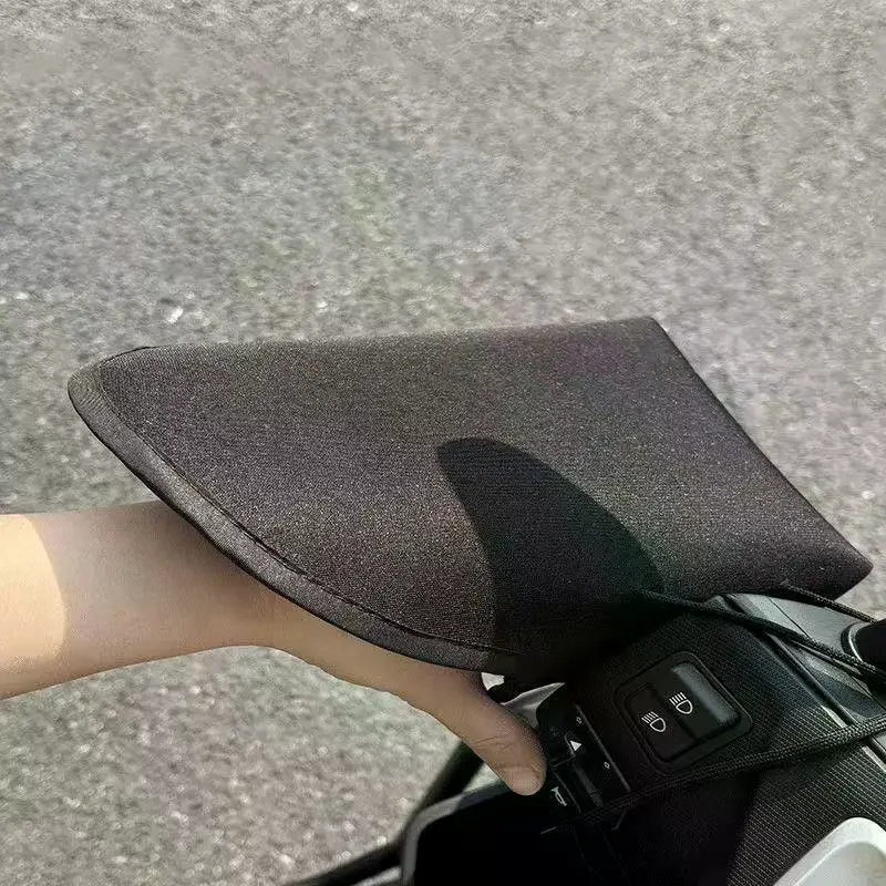 1Pairs Motorcycle Handlebar Muffs Electric Bike Gloves Handlebar Sun Protection Hand Covers Mesh Riding Gloves