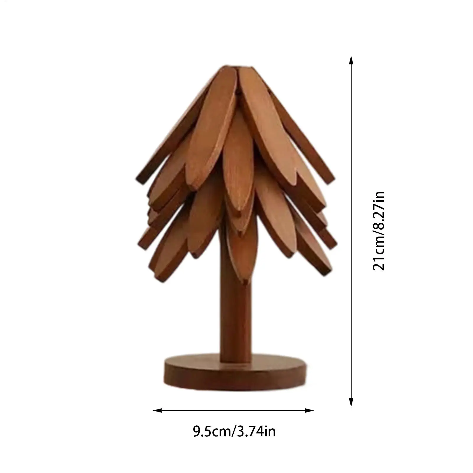 شجرة الركيزة الخشبية الخشب حماية الحرارة تحديد الموقع شجرة عيد الميلاد الرجعية للأطباق الساخنة الأطباق أكواب المشروبات إباريق الشاي أدوات المائدة #6