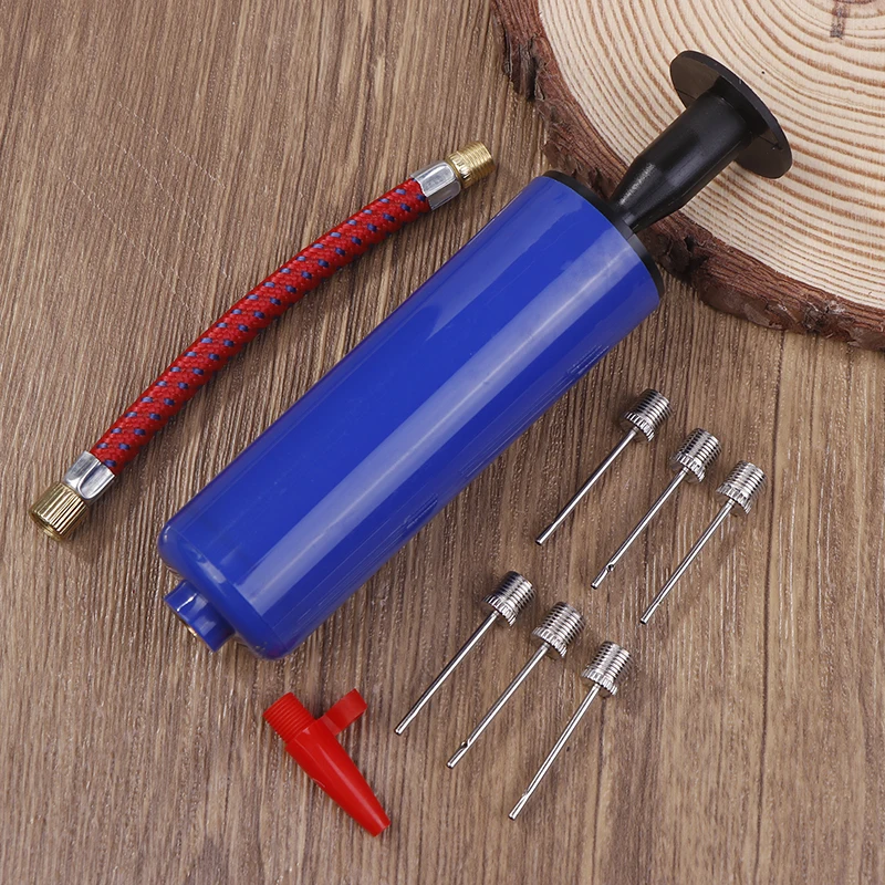 10pcs Ball Pump Set Hand Pump 6inch Inflator Portable Ball Volleyball Football Basketball Inflating Pump Tools With Air Hose