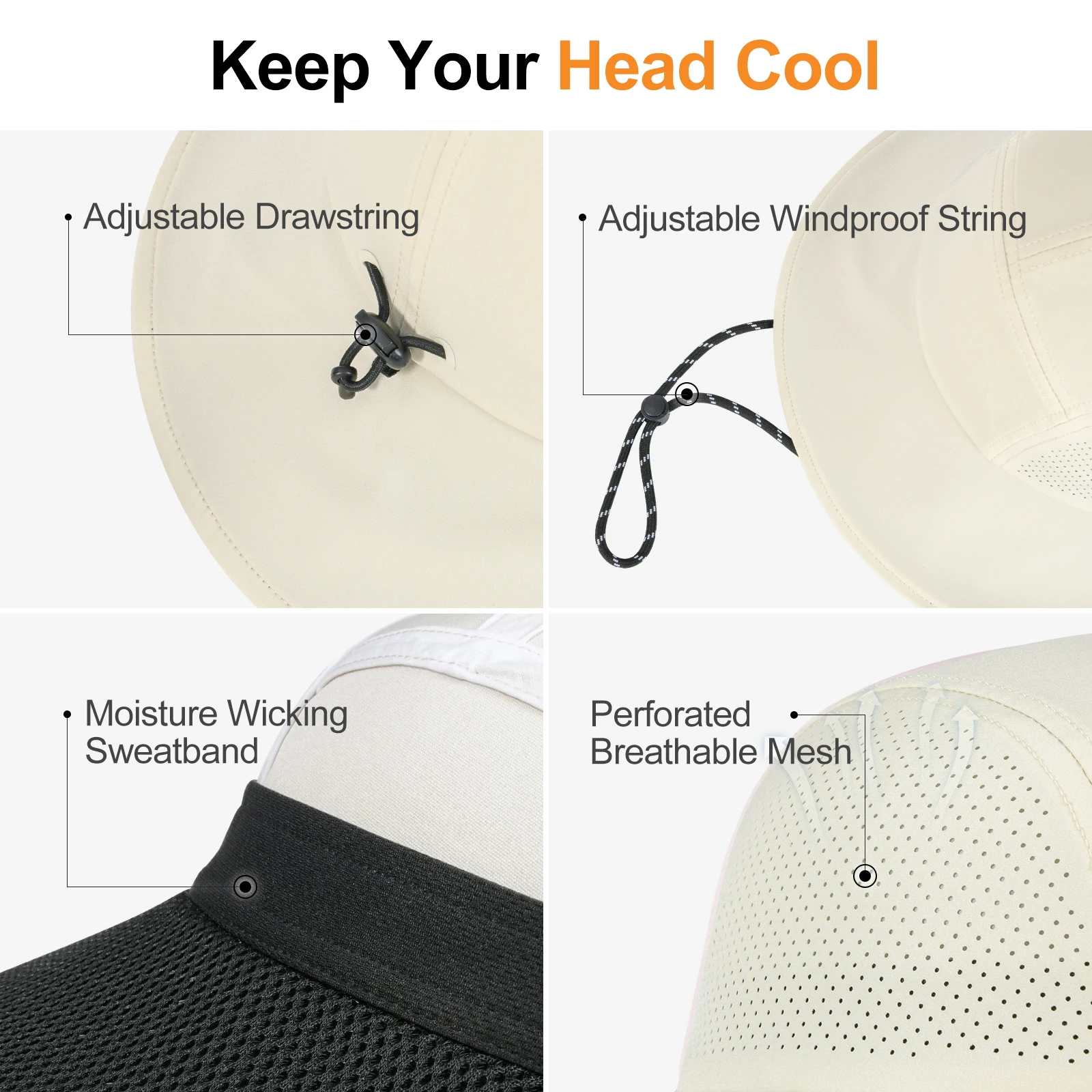 FEINION Women's Lightweight Su - Packable Hat Nylon recension och pris