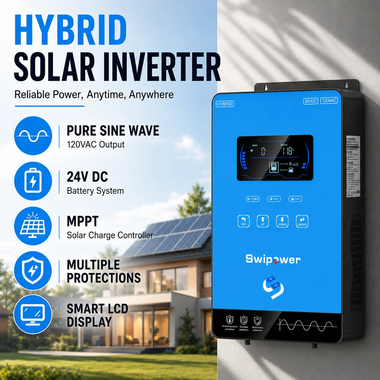 Гибридный солнечный инвертор C – обзор и цена Drone Solar Charger