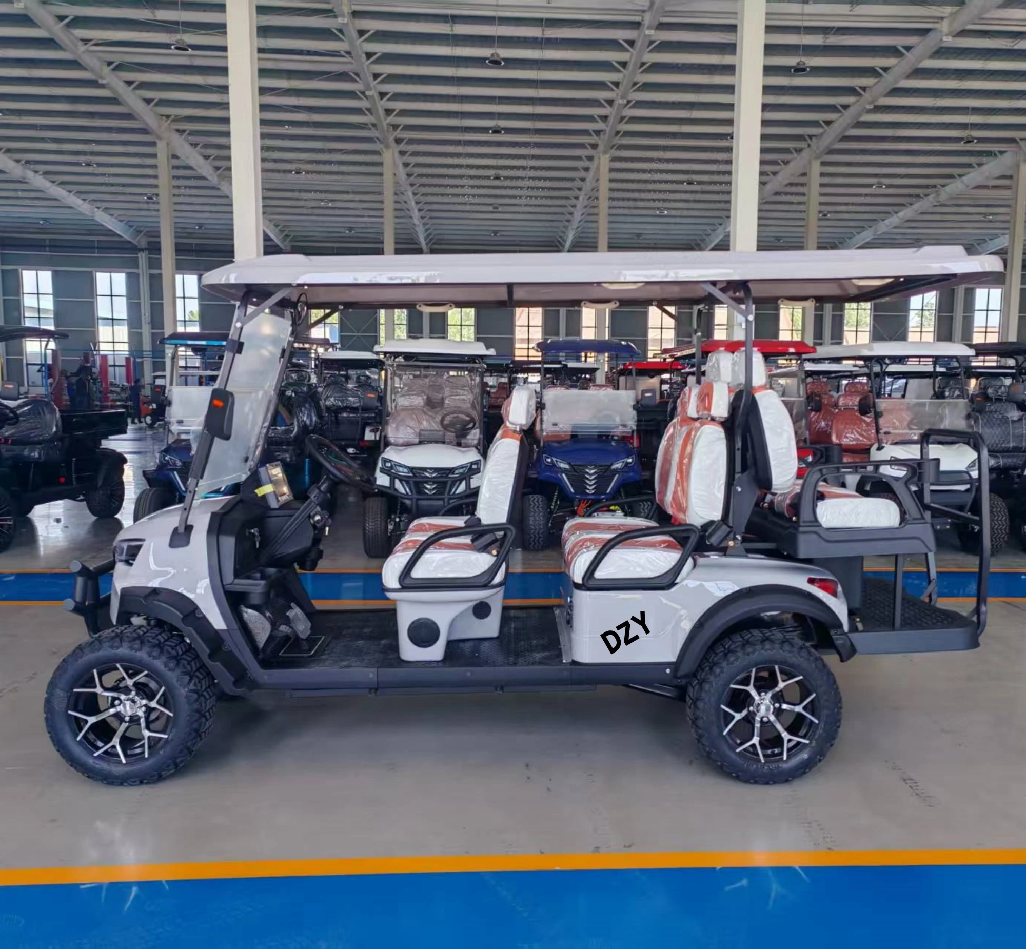 New Style 5-6 Seaters Luxury Practical Electric Golf Cart Competitive Factory Price Golf Buggy Off Road High Performance
