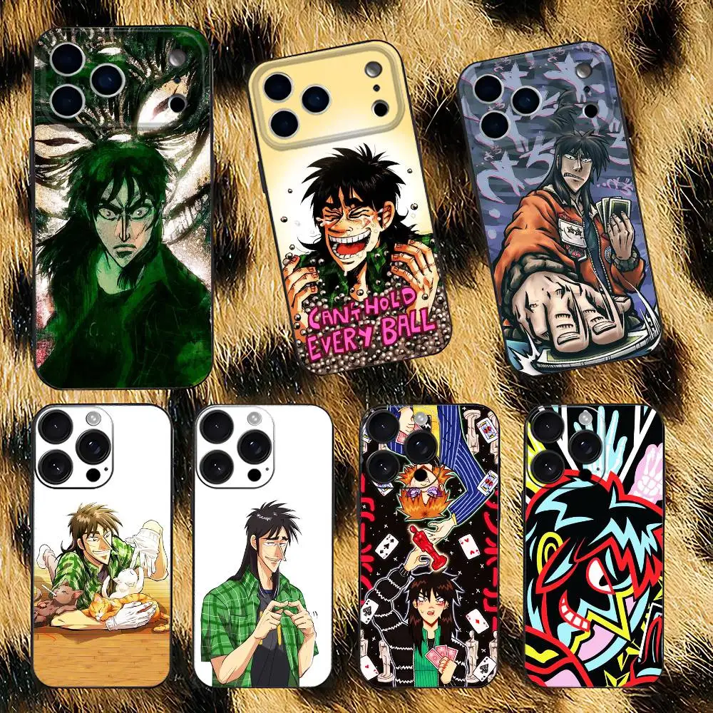 

K-Kaiji U-Ultimate Survivor Anime Phone Case For iPhone 17,16,15,14,13,12,11,Pro,Max,Plus,Air,Mini Black Shockproof Funda Cover